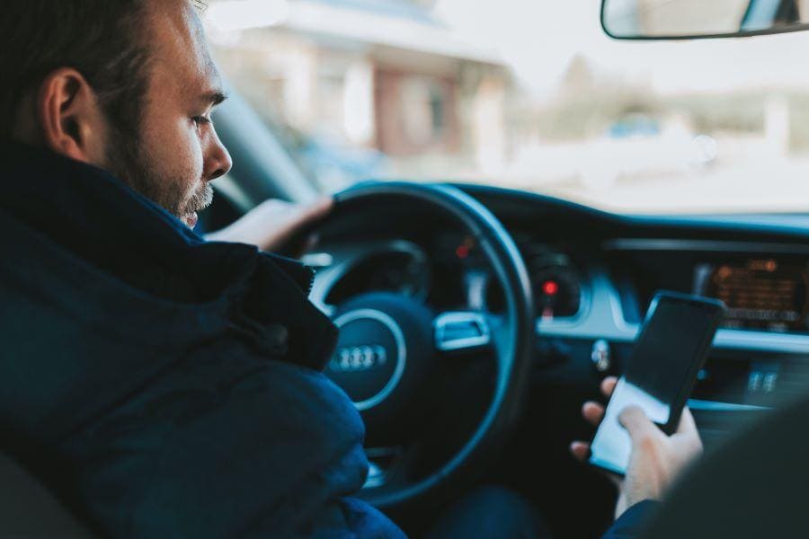 Texting while driving accident claims in Nevada