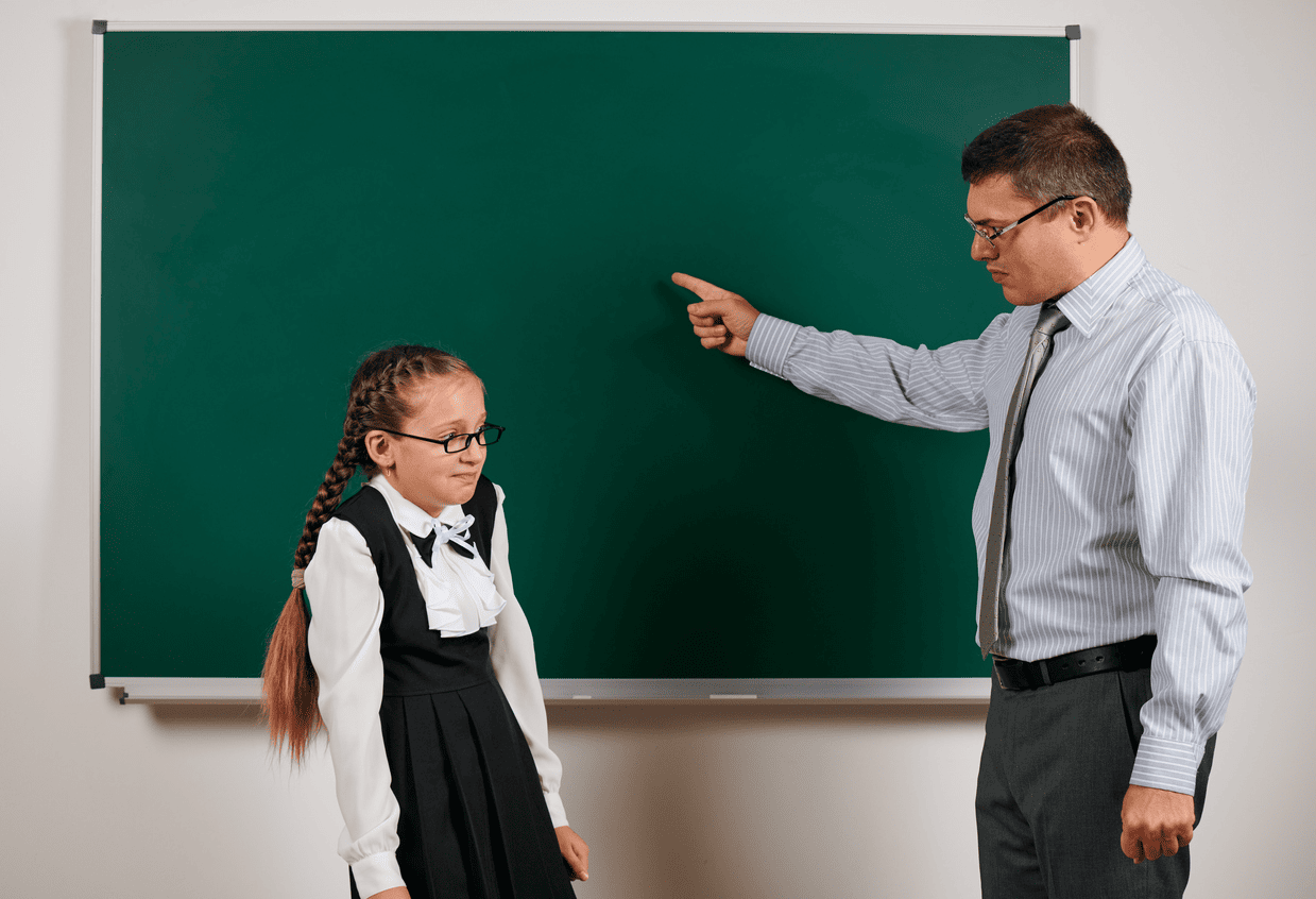 My child was assaulted at school by a teacher