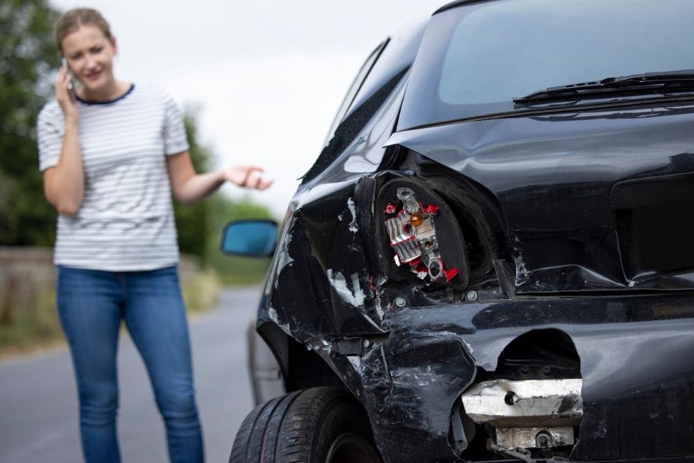 should you move your car after an accident