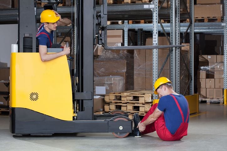 who is responsible if a forklift accident occurs
