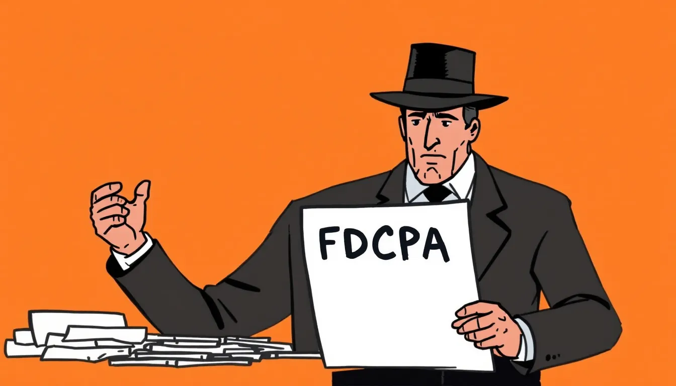 A depiction of legal recourse for FDCPA violations.