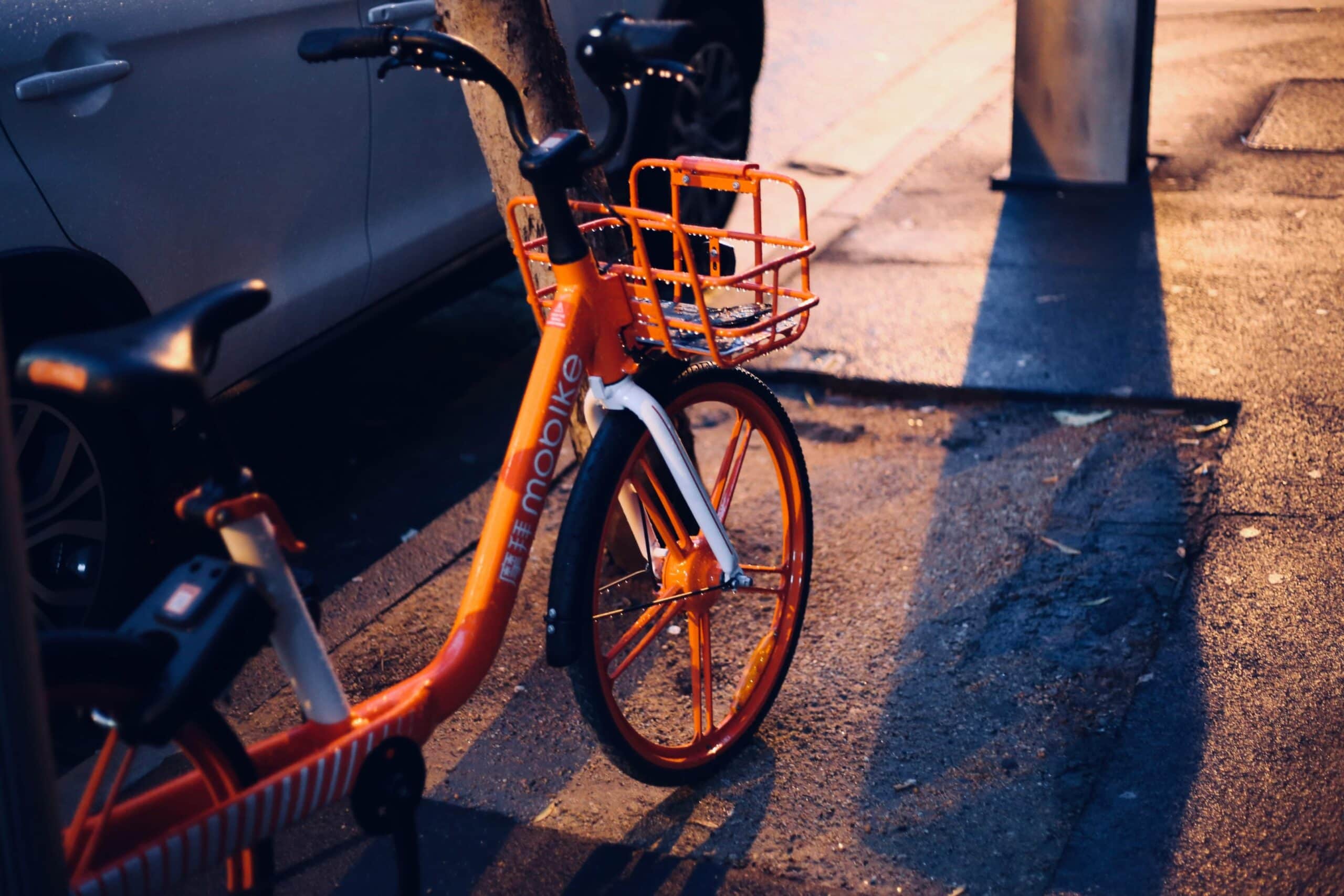 A bicycle involved in a bicycle accident claim.